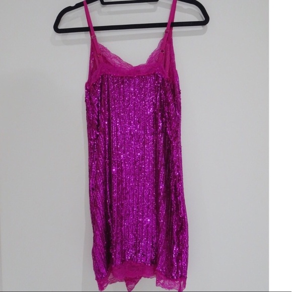 TOPSHOP Sequin Slip Dress - Picture 3 of 8
